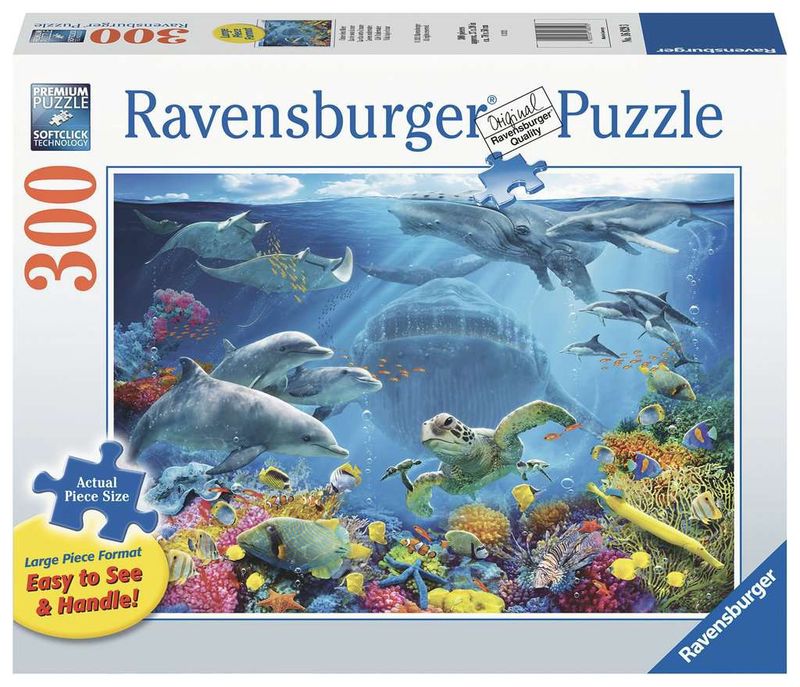 Ravensburger 300 Large Piece Puzzle - Life Underwater