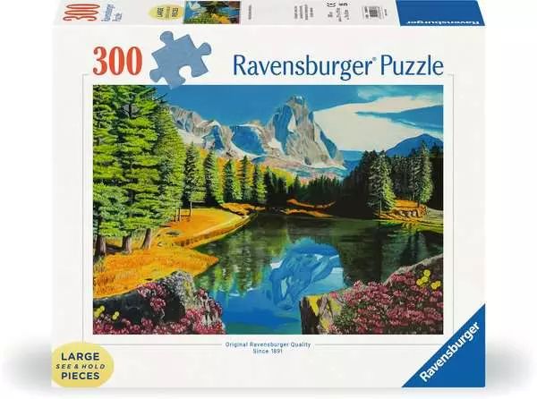 Ravensburger 300 Large Piece Puzzle - Rocky Mountain Reflect