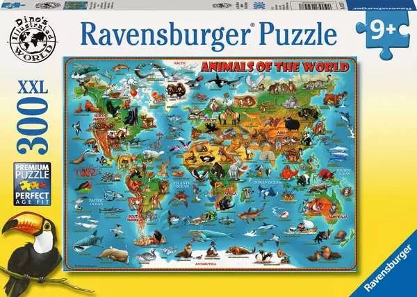 Ravensburger 300 Piece Puzzle - Animals of the World