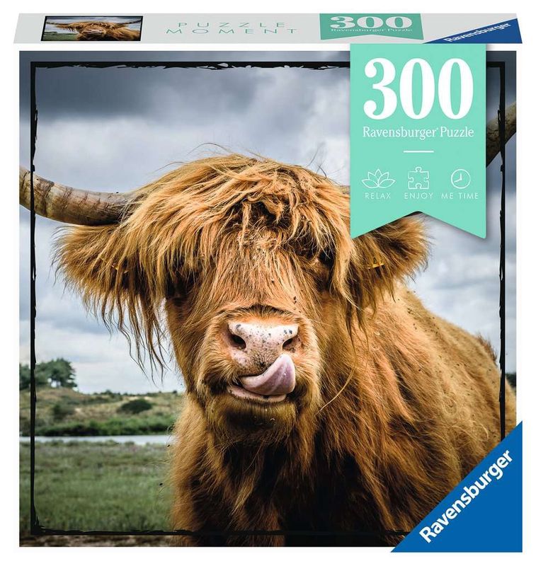 Ravensburger 300 Piece Puzzle - Puzzle Moments: Highland Cattle