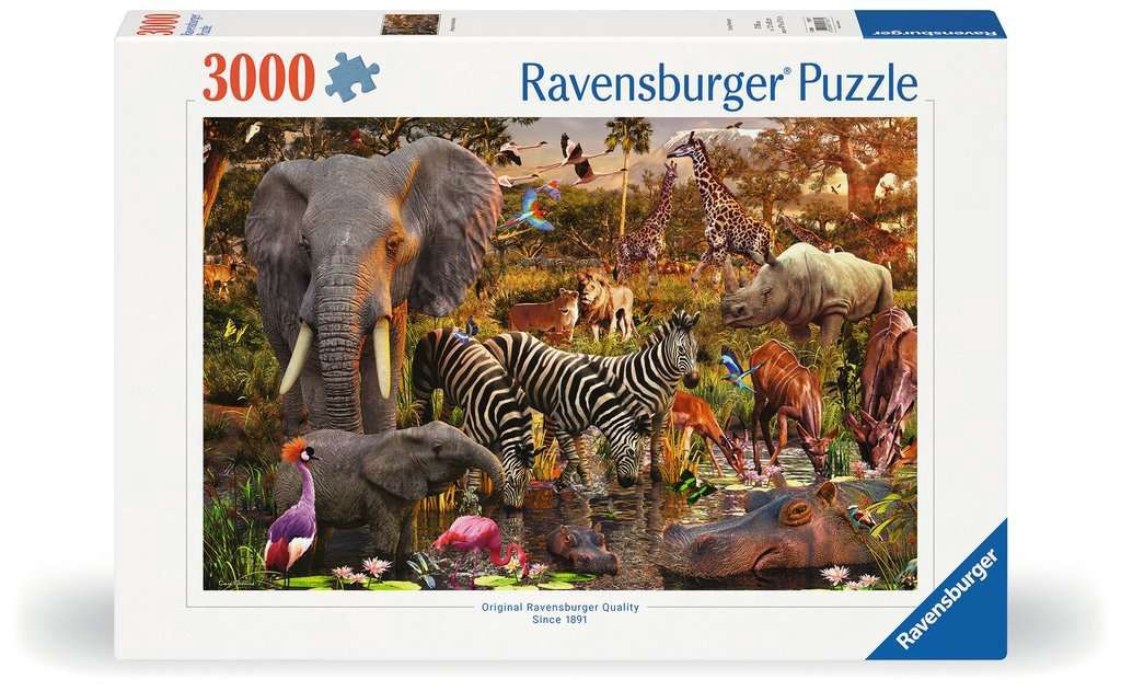 Ravensburger 3000 Piece Puzzle - African Animal World