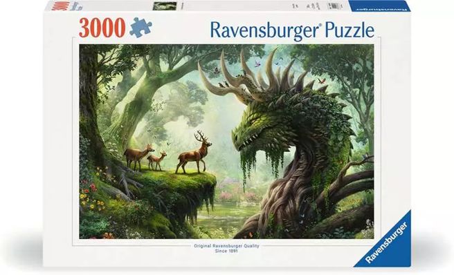 Ravensburger 3000 Piece Puzzle - The Forest Dragon Awakens