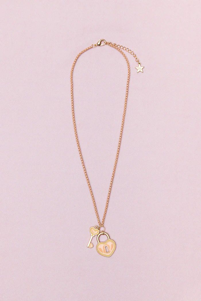 Great Pretenders - Boutique Chic Love Unlocked Necklace