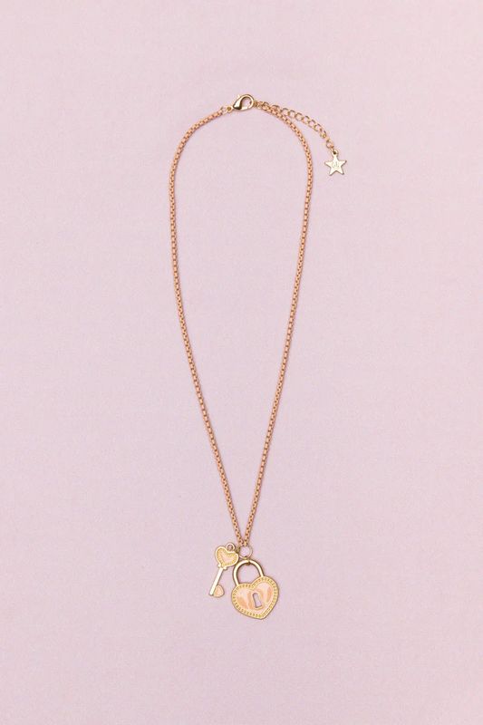 Great Pretenders - Boutique Chic Love Unlocked Necklace