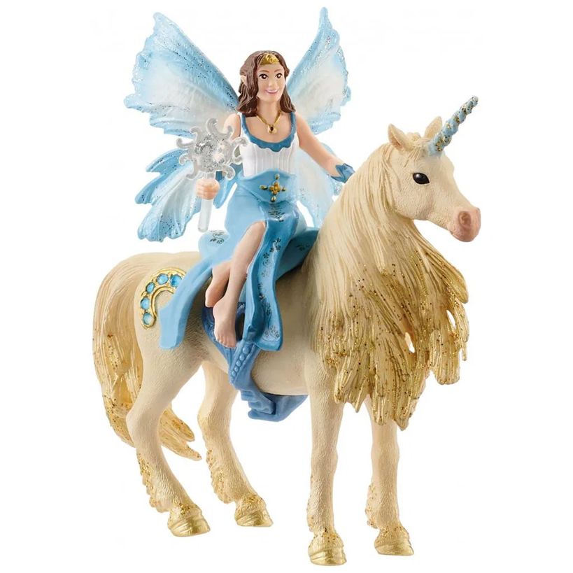 Schleich - Eyela Riding on Golden Unicorn
