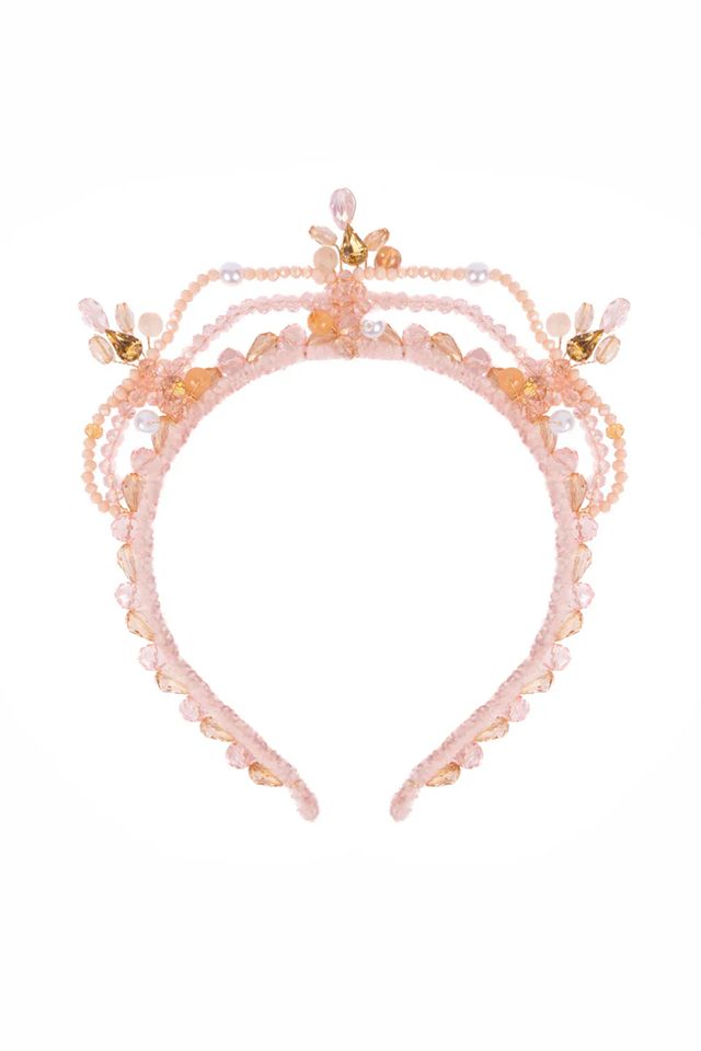 Great Pretenders - Blushing Crystals Beaded Tiara