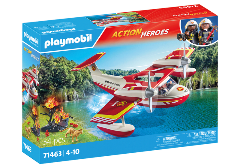 Playmobil Action Heroes 71463 - Firefighting Seaplane