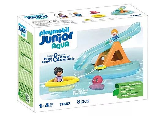 Playmobil Junior Aqua 71687 - Water Seesaw with Boat