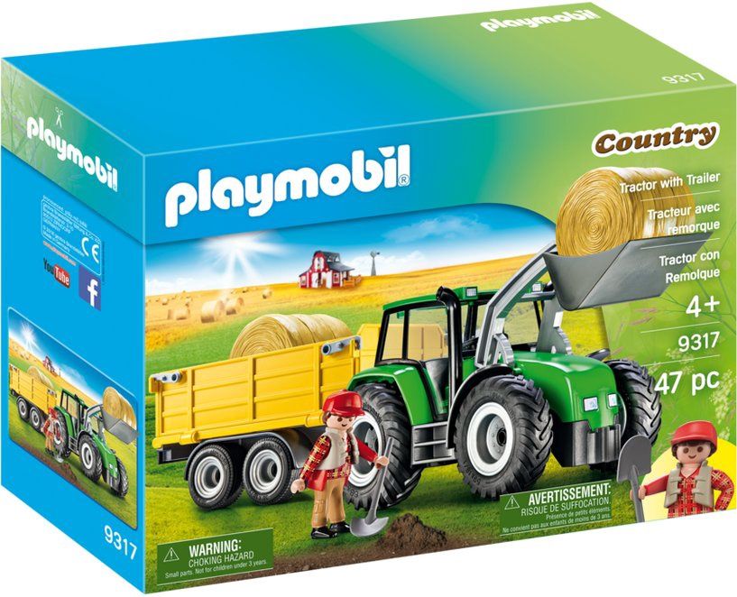 Playmobil Country 9317 - Tractor with Trailer