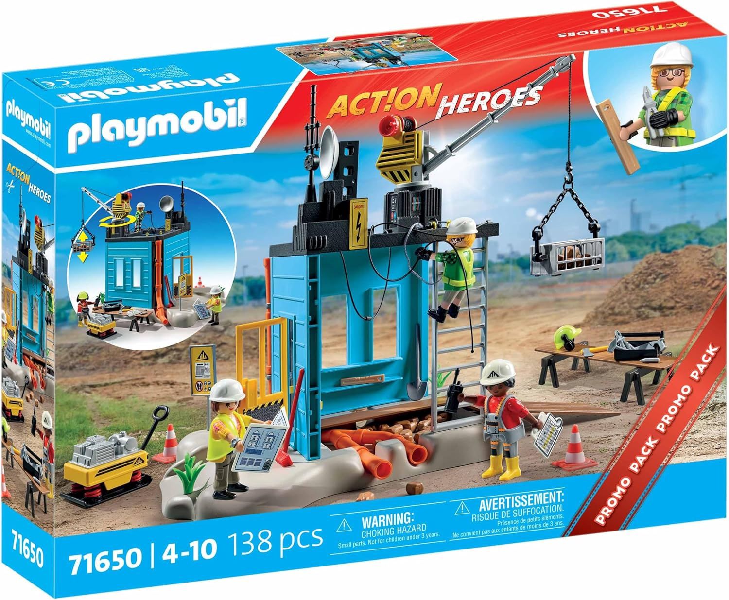 Playmobil Action Heroes 71650 - Construction Site