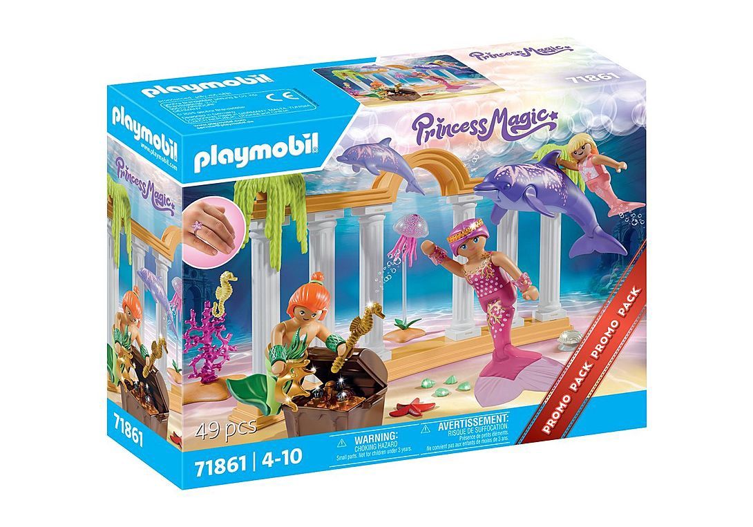 Playmobil Princess Magic 71861 - Mermaid Treasure with Dolphins