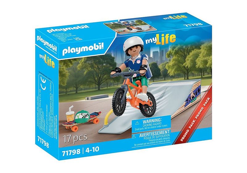 Playmobil My Life 71798 - Skateboard with Ramp