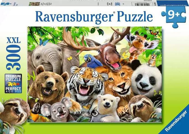 Ravensburger 300 Piece Puzzle - Exotic Animals Selfie