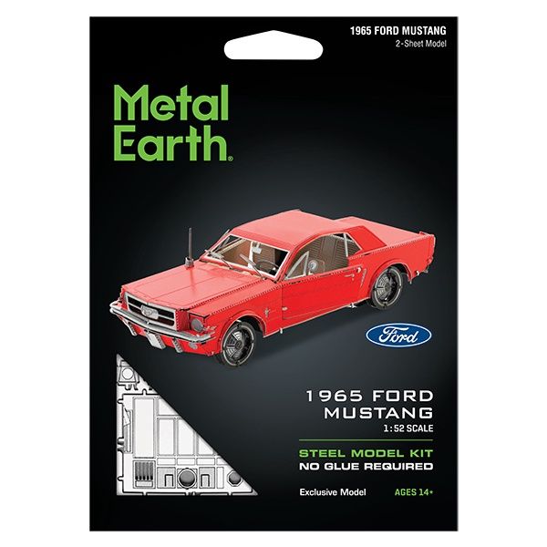 Metal Earth - Red 1965 Ford Mustang
