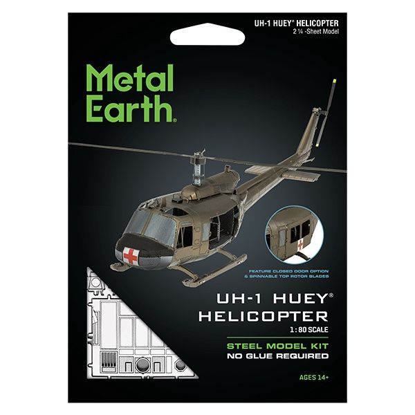 Metal Earth - UH-1 Huey Helicopter