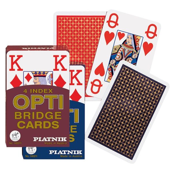 Piatnik - Opti 4 Index Bridge Cards
