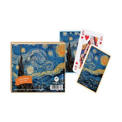 Piatnik Double Deck Playing Cards - Vincent Van Gogh Starry Night