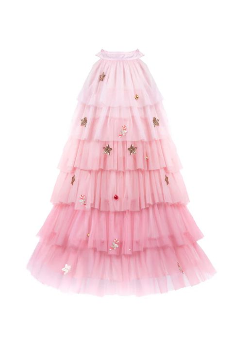Great Pretenders - Blush Christmas Tree Dress &amp; Headpiece