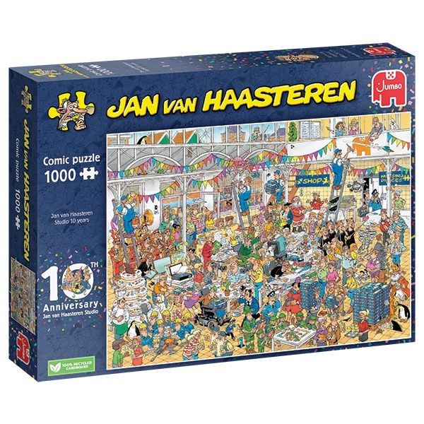 Jumbo 1000 Piece Puzzle - 10 Years Jan van Haasteren Studio