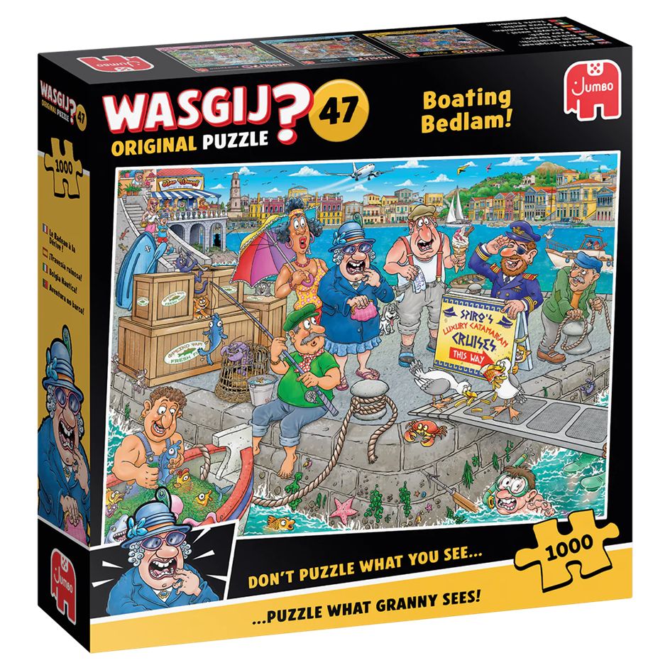 Wasgij 1000 Piece Puzzle - Boating Bedlam!