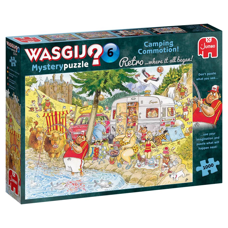 Wasgij 1000 Piece Puzzle - Camping Commotion