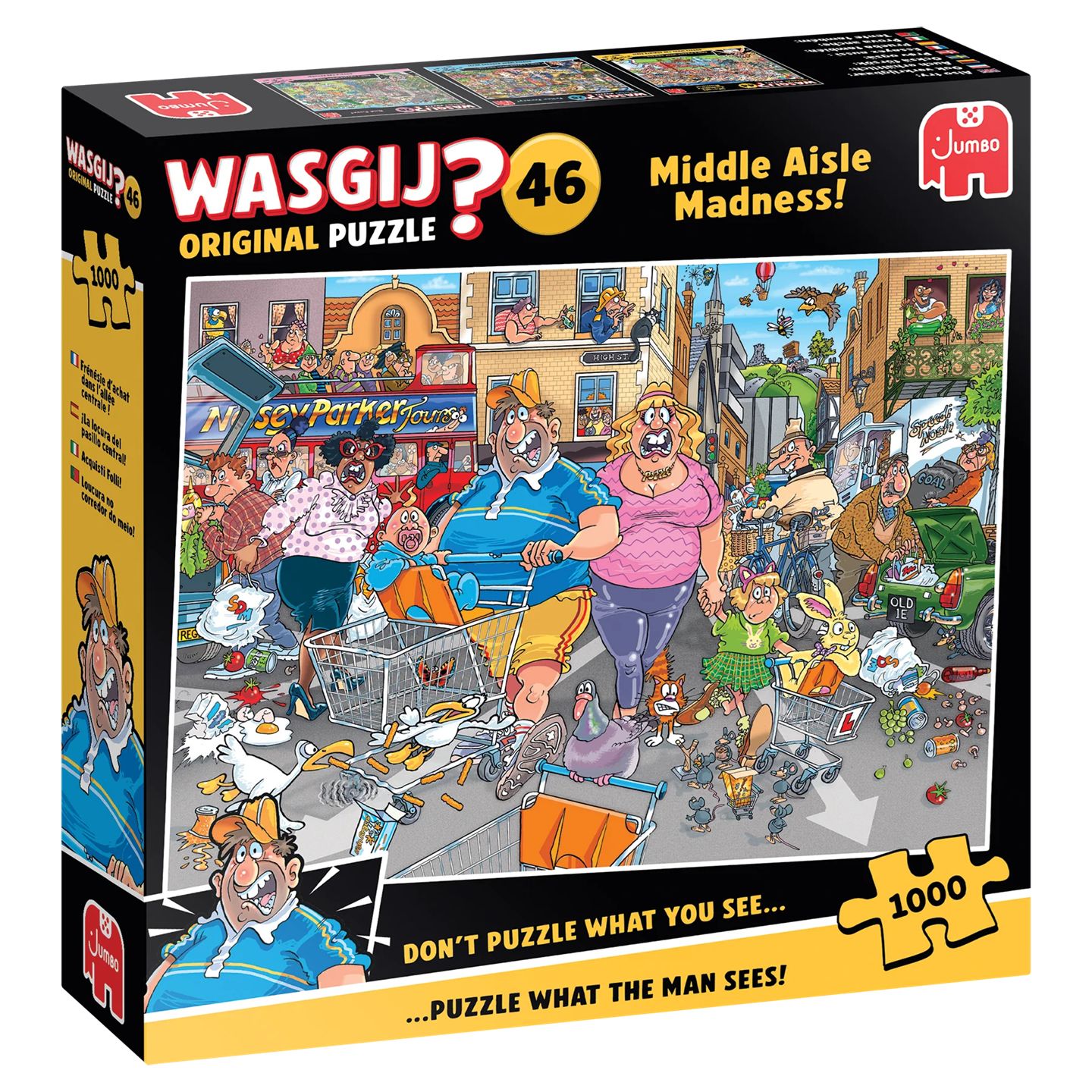 Wasgij 1000 Piece Puzzle - Middle Aisle Madness!