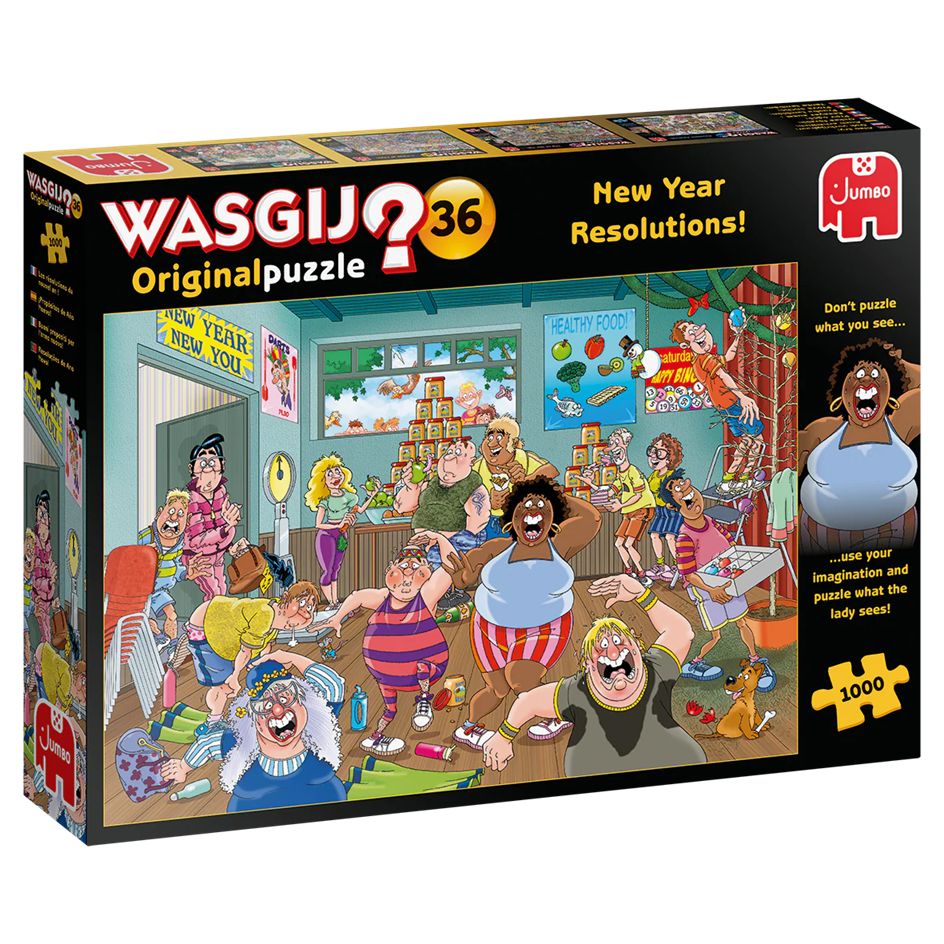 Wasgij 1000 Piece Puzzle - New Year Resolutions!