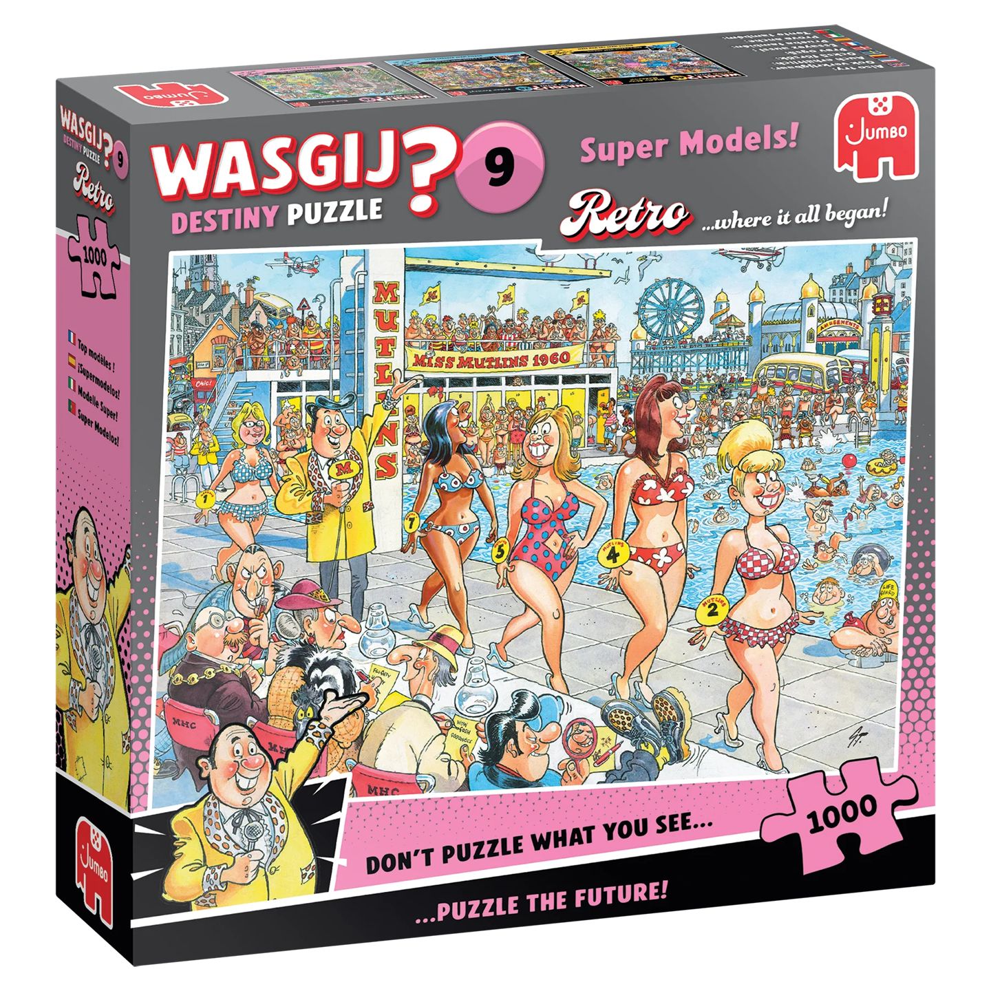 Wasgij 1000 Piece Puzzle - Super Models!