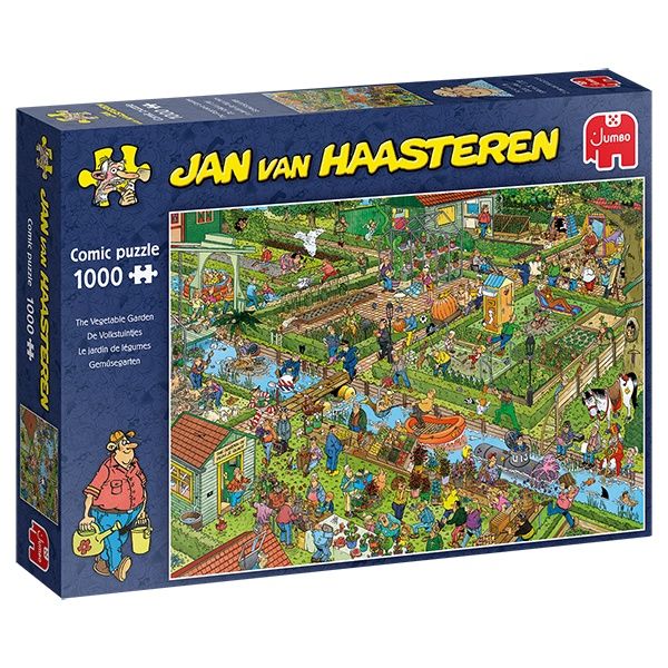 Jumbo 1000 Piece Puzzle - The Vegetables Garden