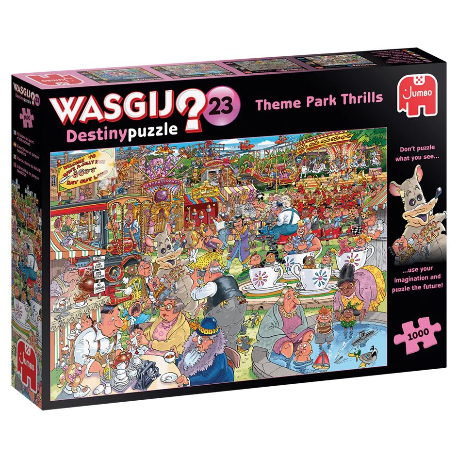 Wasgij 1000 Piece Puzzle - Theme Park Thrills!