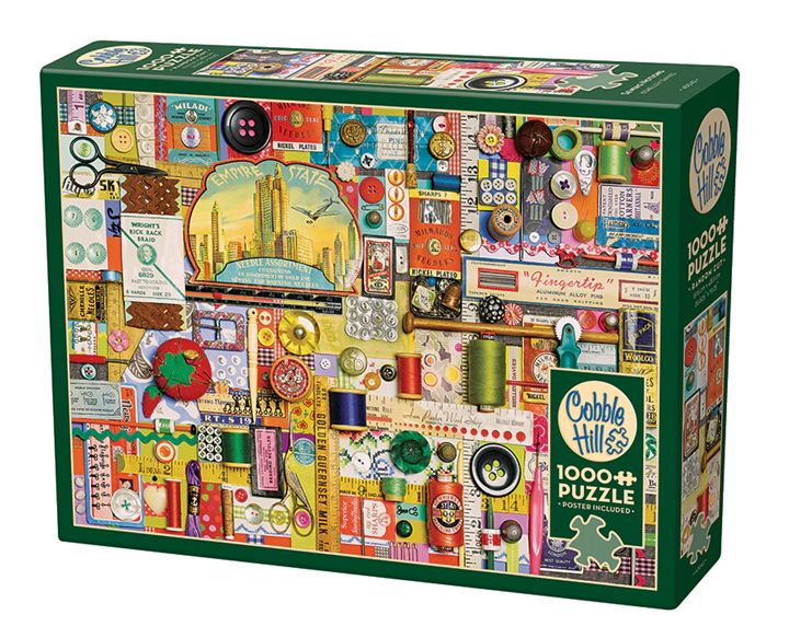 Cobble Hill 1000 Piece Puzzle - Sewing Notions
