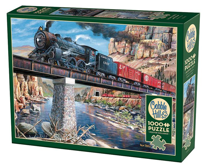 Cobble Hill 1000 Piece Puzzle - Stone Steel and Steam