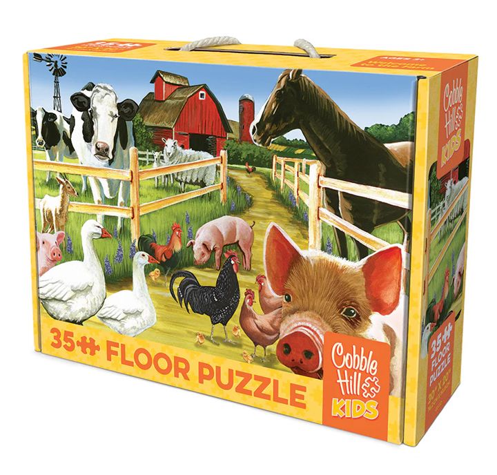 Cobble Hill 35 Piece Floor Puzzle - Welcome to the Farm