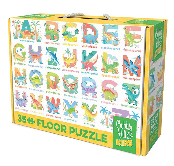 Cobble Hill 35 Piece Floor Puzzle - Dinosaur Alphabet