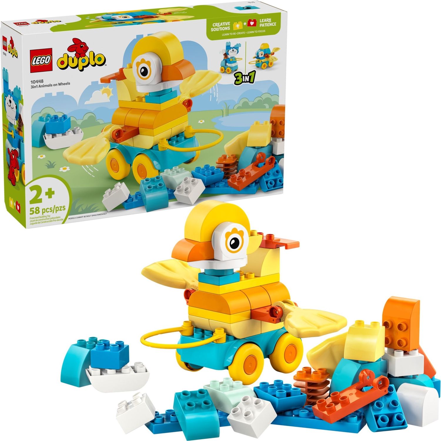 Lego Duplo 10448 - 3 in 1 Animals on Wheels