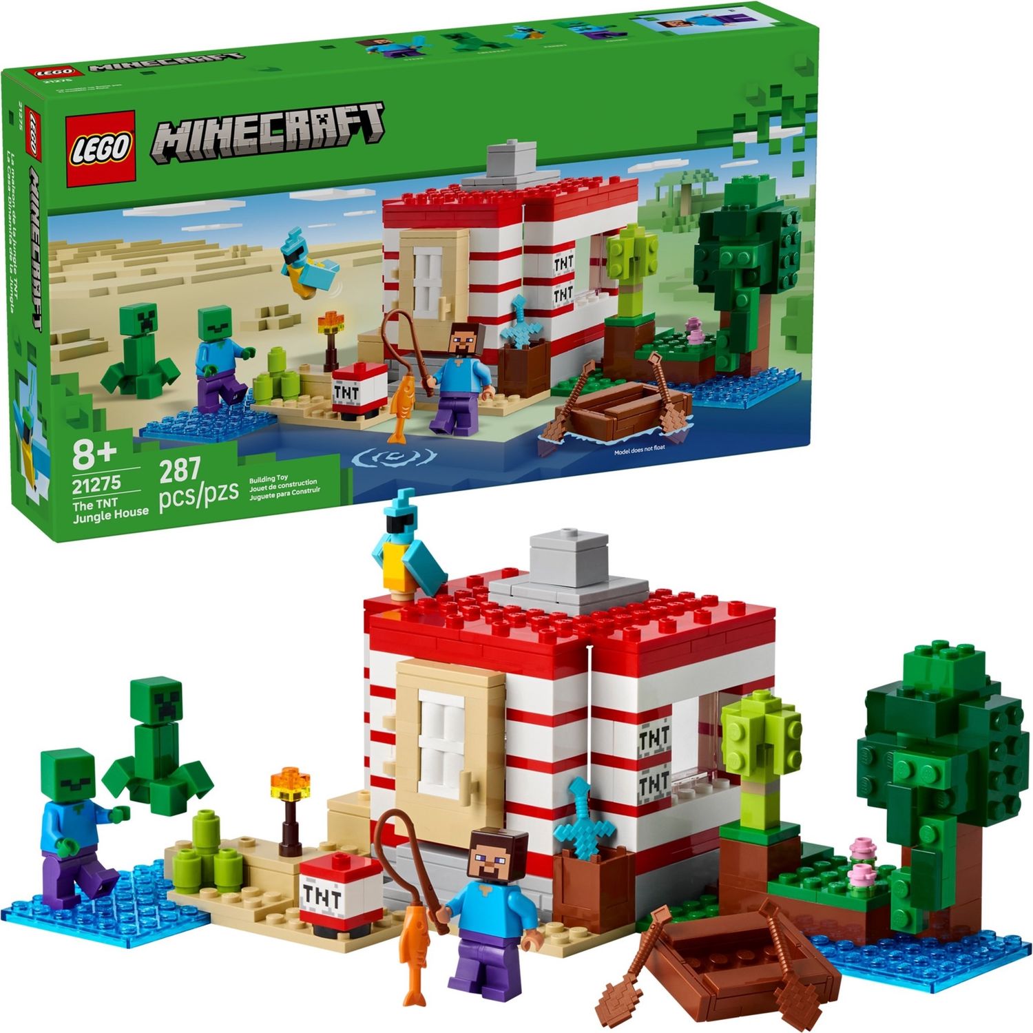 Lego Minecraft 21275 - The TNT Jungle House