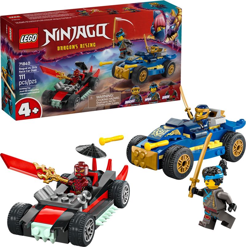 Lego Ninjago 71840 - Rogue vs. Drix Race Car Duel