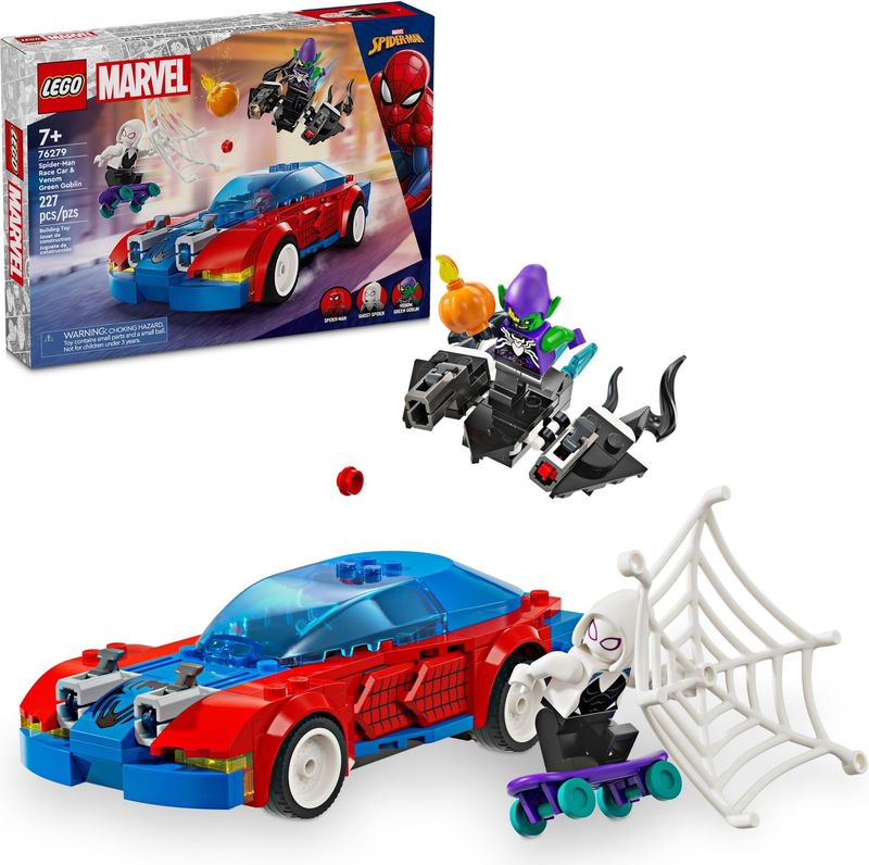 Lego Marvel 76279 - Spider-Man Race Car &amp; Venom Green Goblin