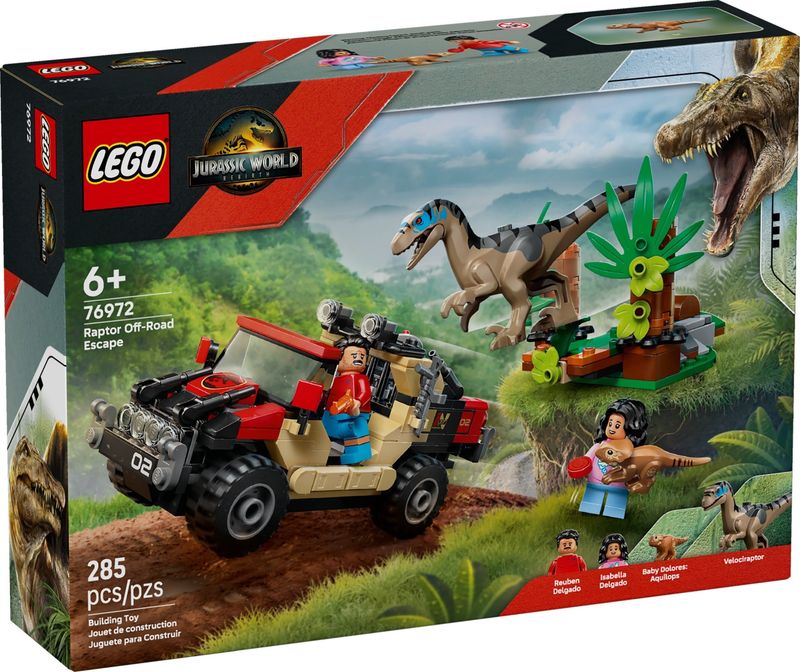 Lego Jurassic World 76972 - Raptor Off-Road Escape