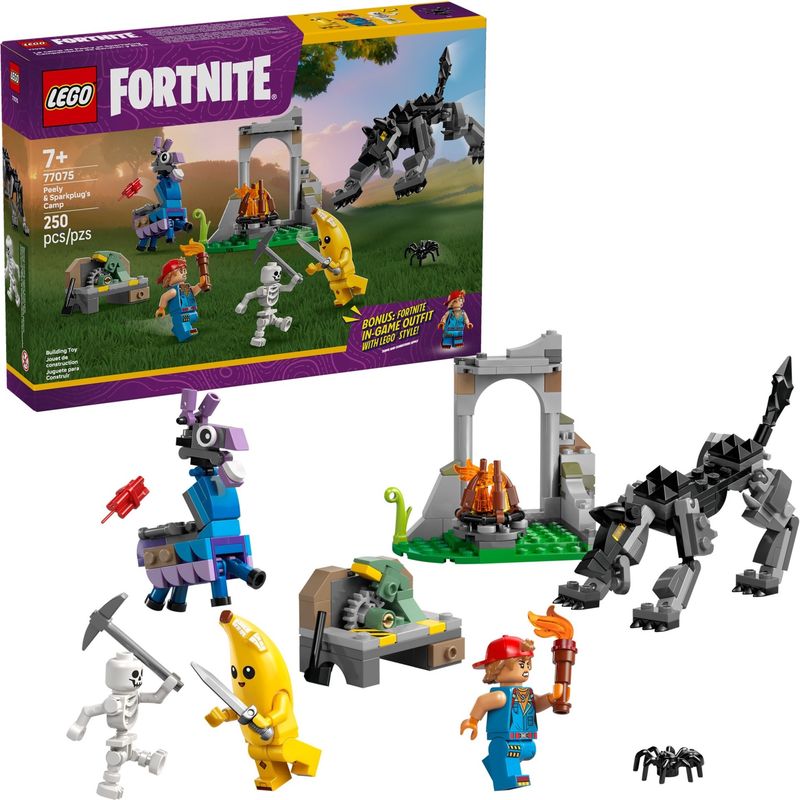 Lego Fortnite 77075 - Peely &amp; Sparkplug&#39;s Camp