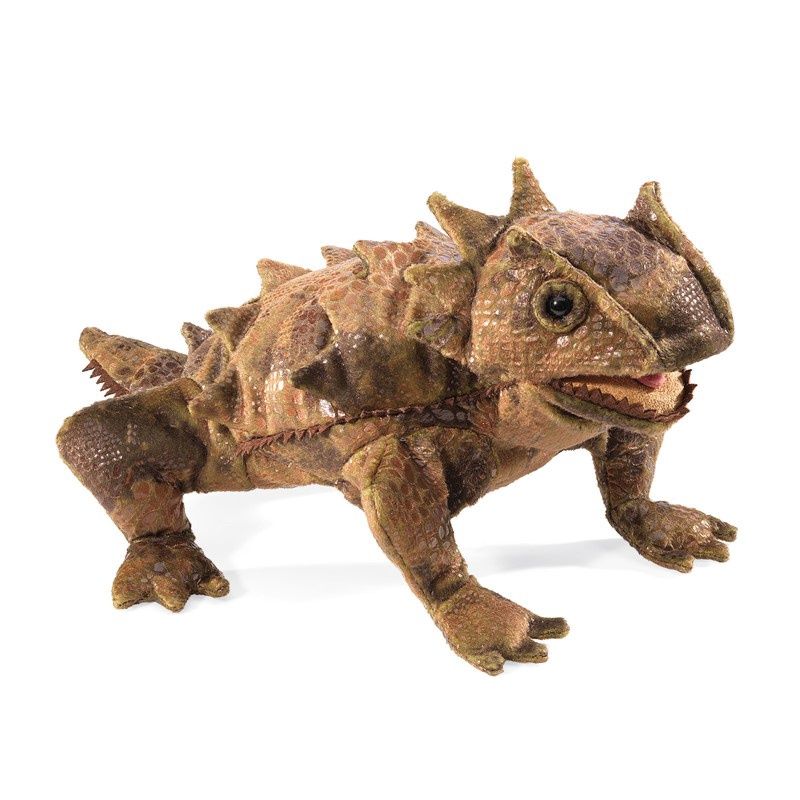 Folkmanis - Horned Lizard Hand Puppet