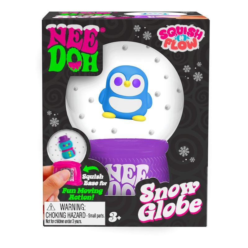Nee Doh - Squishmas Squish N&#39; Flow Snow Globe