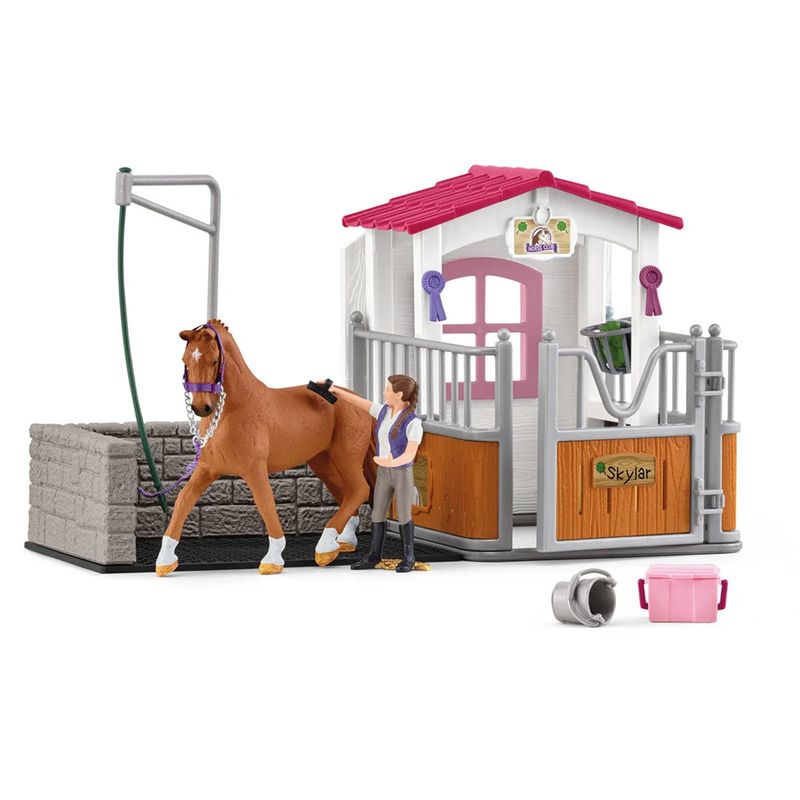Schleich - Wash Area with Horse Stall