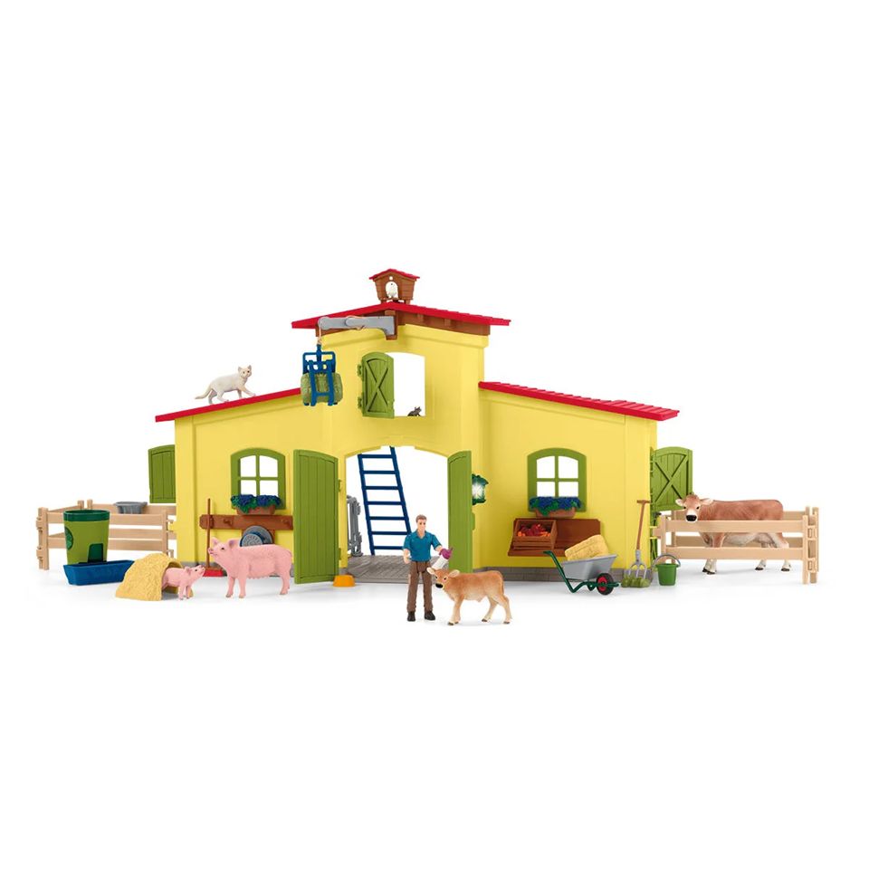 Schleich - Large Farm with Animals and Accessories