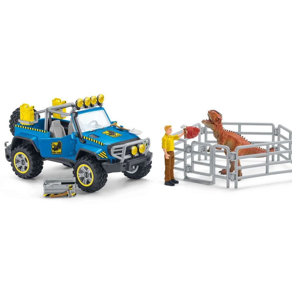 Schleich - Off-Road Vehicle with Dino Outpost