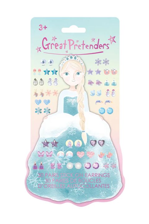 Great Pretenders - Frosty Sister Stick on Earrings