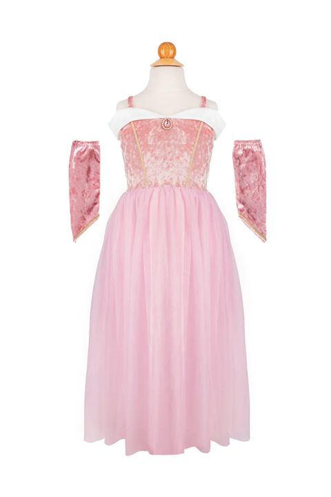 Great Pretenders - Velvety Soft Sleeping Sweetheart Princess Gown with Arm Warmers