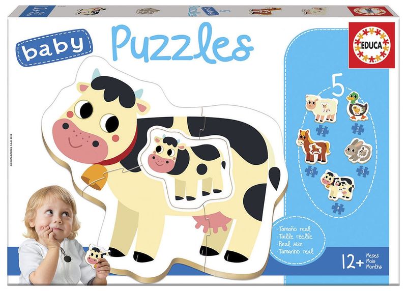 Educa 2-5 Piece Puzzles - The Farm