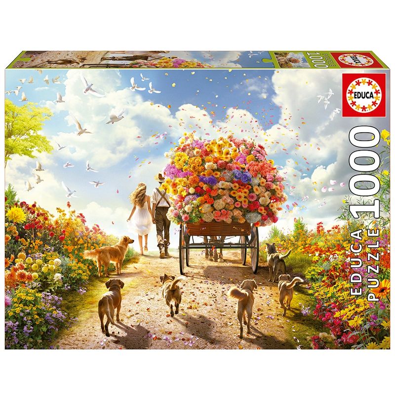 Educa 1000 Piece Puzzle - Carrying Flowers