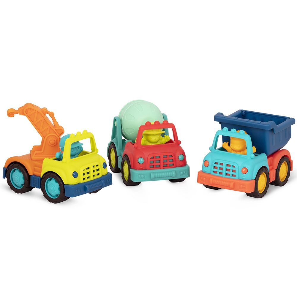 B. Toys - Happy Cruisers 3 little truck set